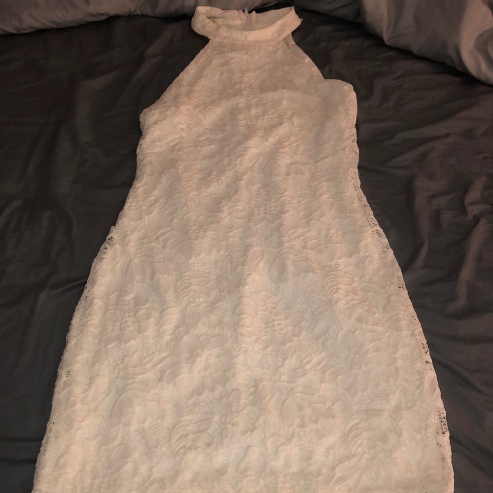 White lace dress!